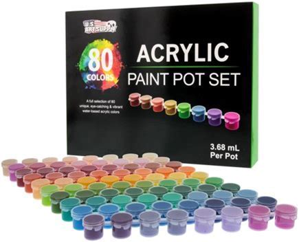 U.S. Art Supply Acrylic Paint Set