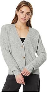 Cable Stitch Women's Mock Neck Cozy Cardigan