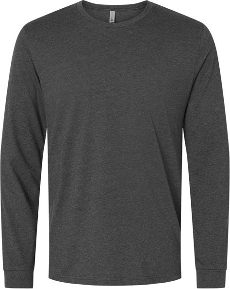 Next Level Apparel Men's CVC Long-Sleeve Crewneck T-Shirt